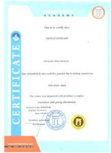 گواهینامه های مهندس بهرادی - توازن نیرو (۳)